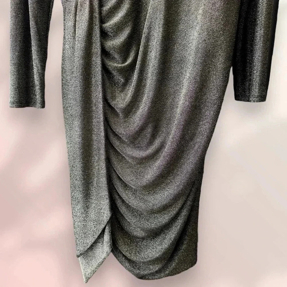 REFORMATION Paprika Dress Gold Sparkle Size 2X - Picture 6 of 13